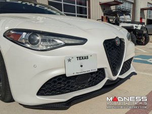 Alfa Romeo Giulia Front Spoiler - Carbon Fiber - Italia Style - Stile Italia - Sport/ Ti/ Veloce - V3